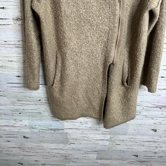 Simply noelle brown sweater zip up  size large - Picture 2 of 10